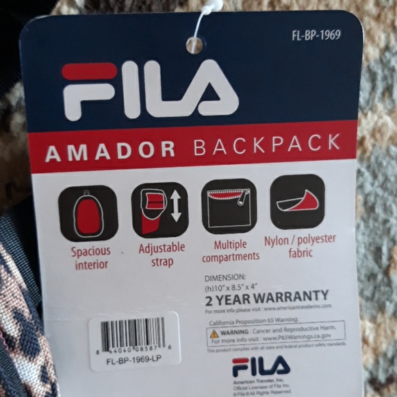 3x*Host Pick*FILA backpack - Picture 3 of 13